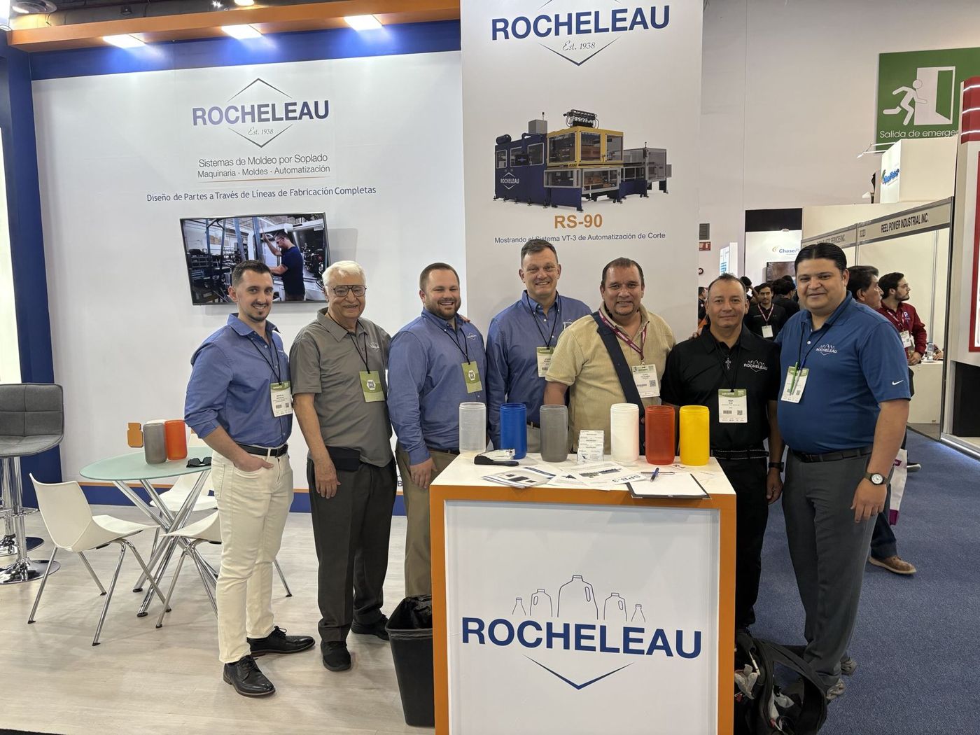 El equipo en Plastimagen 2025