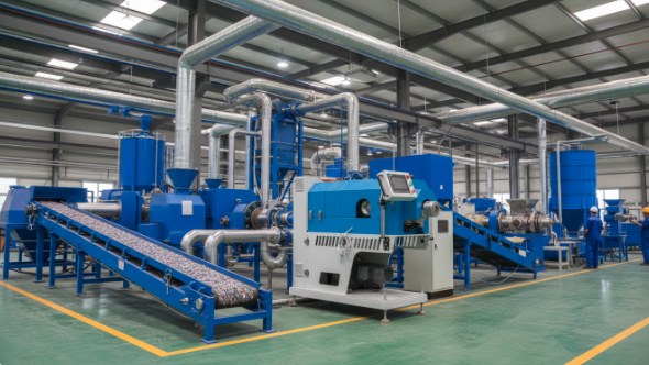 Línea de producción con filtro láser