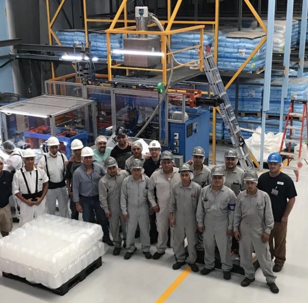 Arranque de una línea Rocheleau en planta