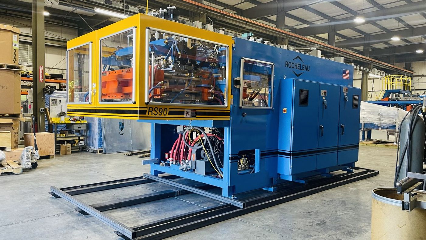 Sopladora RS-90 en la planta de Fitchburg