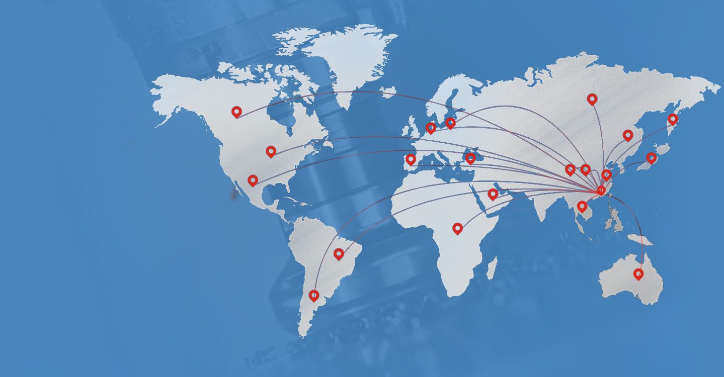 Mapa de los mercados que atiende NewStep